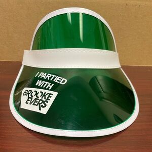 I Partied With Brooke Evers Visor Hat Stretch Fit Australian Model DJ Dance Club